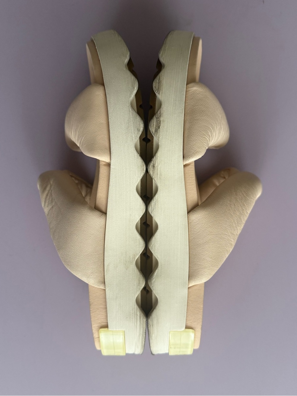 Sorel Cream Padded Double-Strap Slide Sandals - Picture 3 of 6